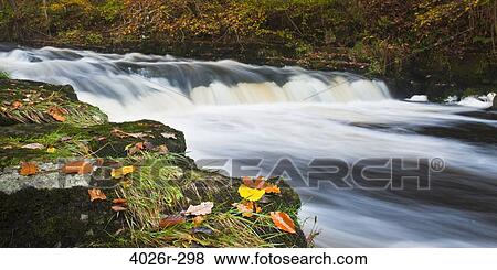 Stock Photo - Great Britain, Wales, Powys, Brecon Beacons, Afon Hepste. Fotosearch
