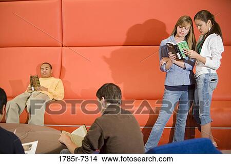 High school students reading View Large Photo Image Picture - High school students reading. Fotosearch