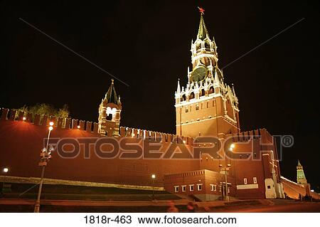 Kremlin walls and ôSaviorÆs Gate. ö Red Square, Moscow, Russia View Large Photo Image Stock Image - Kremlin walls and ôSaviorÆs Gate. ö Red Square, Moscow, Russia. Fotosearch