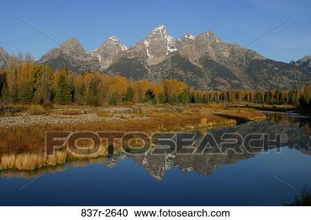 Lake in Grand Teton National Park, Wyoming, USA View Large Photo Image Stock Image - Lake in Grand Teton National Park, Wyoming, USA. Fotosearch