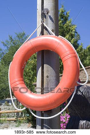 life buoy in Tobermorey, Ontario, Canada View Large Photo Image Stock Photography - life buoy in Tobermorey, Ontario, Canada. Fotosearch