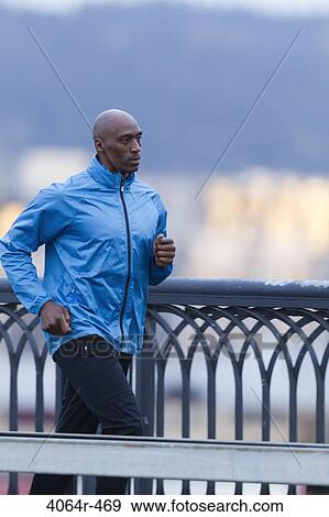 Stock Photo - Man jogging. Fotosearch