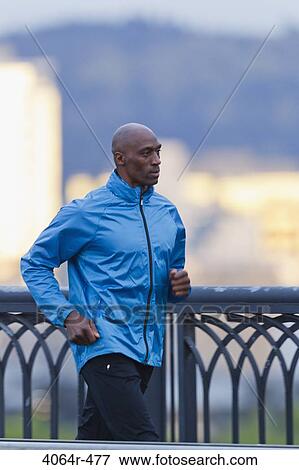 Stock Photo - Man jogging. Fotosearch