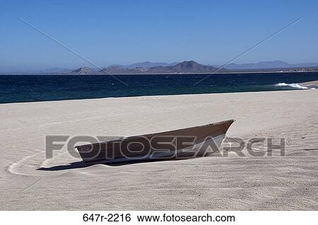 Mexico, Baja California Sur, Los Barriles, Rowboat on beach View Large Photo Image Stock Photograph - Mexico, Baja California Sur, Los Barriles, Rowboat on beach. Fotosearch