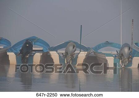 Mexico, Baja California Sur, Puerto Lopez Mateos, morning fog and boats in gray whale visiting area View Large Photo Image Stock Image - Mexico, Baja California Sur, Puerto Lopez Mateos, morning fog and boats in gray whale visiting area. Fotosearch