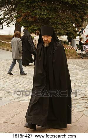 Stock Photo - Orthodox priest, Russia. Fotosearch
