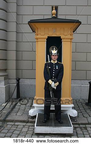 Palace Guard, Stockholm, Sweden View Large Photo Image Stock Image - Palace Guard, Stockholm, Sweden. Fotosearch