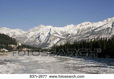 Panoramic view of snowcapped mountains, Jasper, Alberta, Canada View Large Photo Image Stock Photo - Panoramic view of snowcapped mountains, Jasper, Alberta, Canada. Fotosearch