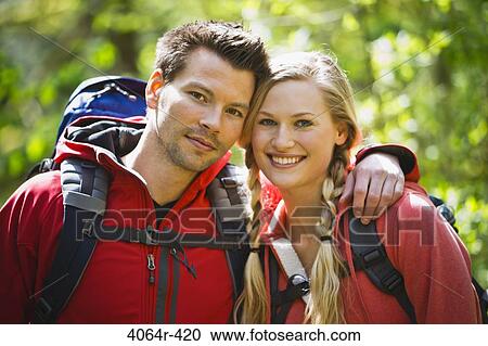 Portland, Oregon, USA, Man and woman hiking, portrait View Large Photo Image Stock Image - Portland, Oregon, USA, Man and woman hiking, portrait. Fotosearch