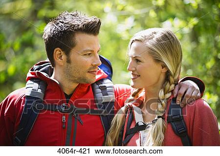 Portland, Oregon, USA, Man and woman hiking, portrait View Large Photo Image Stock Image - Portland, Oregon, USA, Man and woman hiking, portrait. Fotosearch