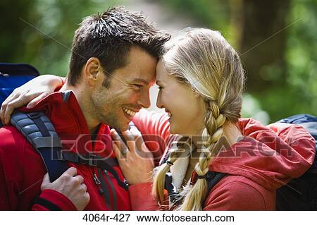 Portland, Oregon, USA, Man and woman hiking, portrait View Large Photo Image Stock Photo - Portland, Oregon, USA, Man and woman hiking, portrait. Fotosearch