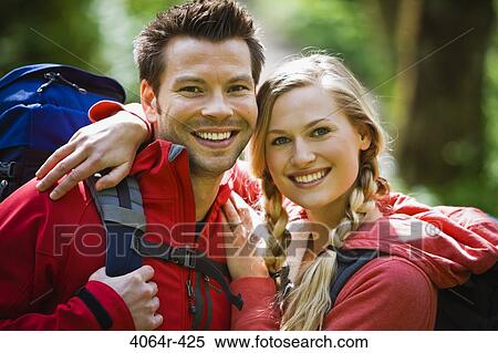 Portland, Oregon, USA, Man and woman hiking, portrait View Large Photo Image Stock Photography - Portland, Oregon, USA, Man and woman hiking, portrait. Fotosearch