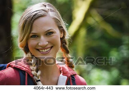 Portland, Oregon, USA, Woman hiker, portrait View Large Photo Image Stock Image - Portland, Oregon, USA, Woman hiker, portrait. Fotosearch
