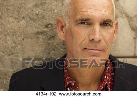 Stock Image - Portrait of a man. Fotosearch