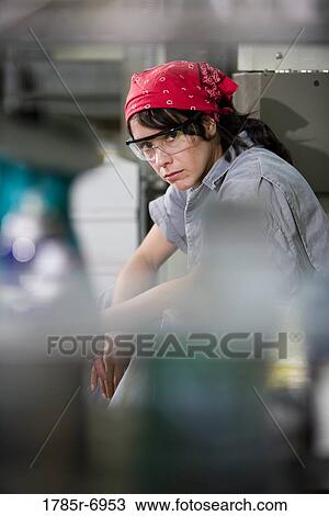 Portrait of a printing machine operator wearing safety goggles View Large Photo Image Stock Image - Portrait of a printing machine operator wearing safety goggles. Fotosearch