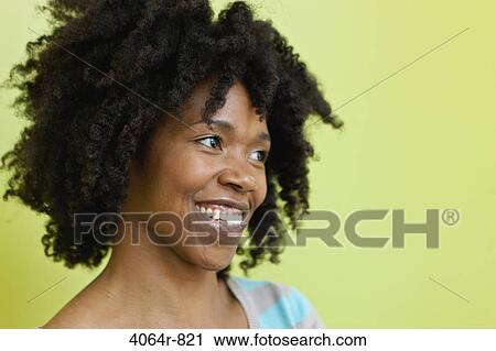 Portrait of cheerful mid adult woman View Large Photo Image Stock Image - Portrait of cheerful mid adult woman. Fotosearch