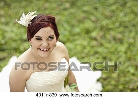 Portrait of smiling bride View Large Photo Image Stock Image - Portrait of smiling bride. Fotosearch