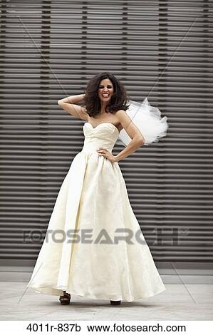 Portrait of smiling bride View Large Photo Image Stock Image - Portrait of smiling bride. Fotosearch