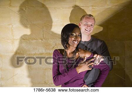 Portrait of stylish young interracial couple View Large Photo Image Stock Photo - Portrait of stylish young interracial couple. Fotosearch