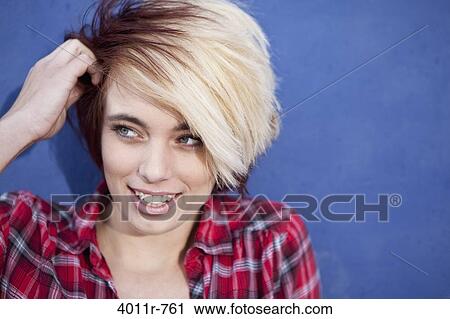 Portrait of teenage girl wearing lumberjack shirt View Large Photo Image Stock Image - Portrait of teenage girl wearing lumberjack shirt. Fotosearch