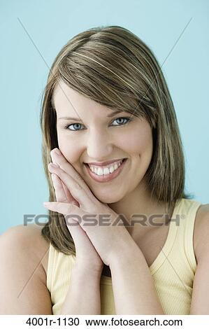 Portrait of young woman View Large Photo Image Stock Image - Portrait of young woman. Fotosearch