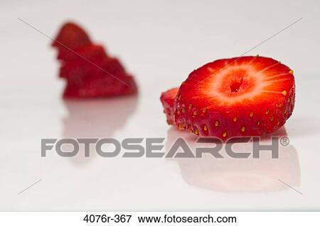 Slices of strawberry View Large Photo Image Stock Photo - Slices of strawberry. Fotosearch