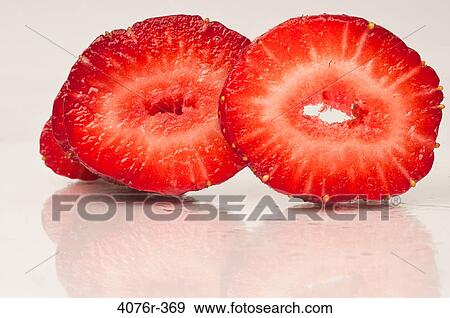 Slices of strawberry View Large Photo Image Stock Photo - Slices of strawberry. Fotosearch