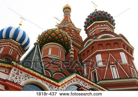 St. Basil's cath., Red Square detail, domed towers View Large Photo Image Stock Photo - St. Basil's cath., Red Square detail, domed towers. Fotosearch