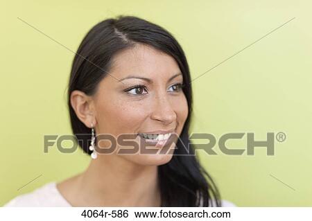 Studio portrait of businesswoman smiling View Large Photo Image Stock Photograph - Studio portrait of businesswoman smiling. Fotosearch
