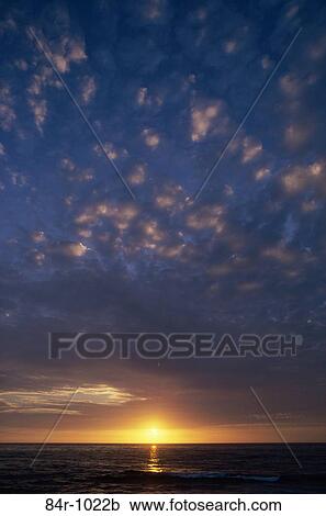 Sunset over the sea, La Jolla, California, USA View Large Photo Image Stock Image - Sunset over the sea, La Jolla, California, USA. Fotosearch