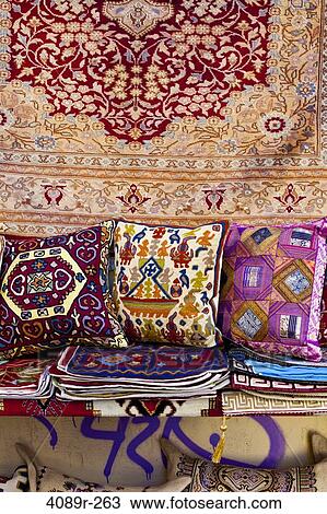 Turkish carpets and pillows for sale in a store, Plaka, Athens, Greece View Large Photo Image Stock Image - Turkish carpets and pillows for sale in a store, Plaka, Athens, Greece. Fotosearch