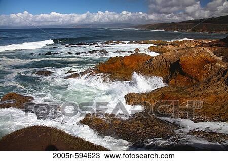 USA, California, Montana de Oro State Park, Waves crashing against rocky coast View Large Photo Image Stock Image - USA, California, Montana de Oro State Park, Waves crashing against rocky coast. Fotosearch