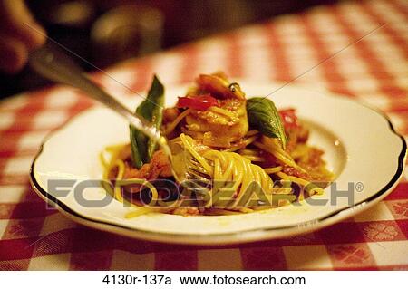 USA, New York State, New York City, Brooklyn, East Side Social Club, Twirling spaghetti and lobster fra diavlo View Large Photo Image Stock Image - USA, New York State, New York City, Brooklyn, East Side Social Club, Twirling spaghetti and lobster fra diavlo. Fotosearch