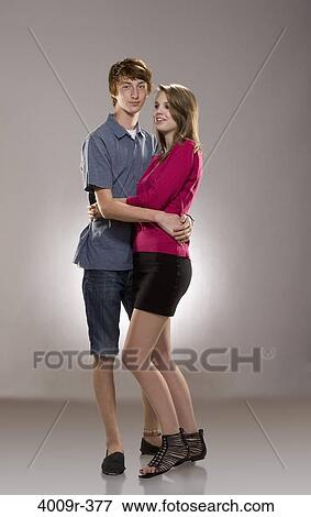 Stock Photo - Young couple embracing each other. Fotosearch