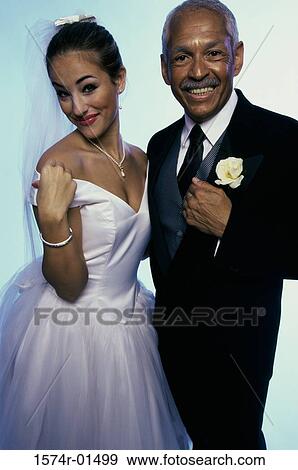 Portrait of a bride and bridegroom View Large Photo Image Stock Photo - Portrait of a bride and bridegroom. Fotosearch