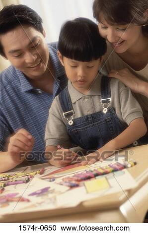 Mother and father with their son View Large Photo Image Stock Image - Mother and father with their son. Fotosearch