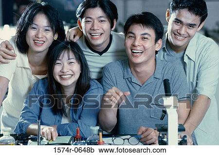 Portrait of a group of teenage students View Large Photo Image Stock Image - Portrait of a group of teenage students. Fotosearch