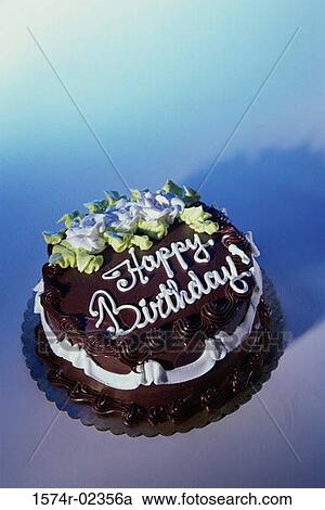 Decorated birthday cake View Large Photo Image Stock Image - Decorated birthday cake. Fotosearch