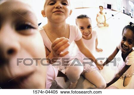 Portrait of a group of ballerinas smiling View Large Photo Image Stock Photography - Portrait of a group of ballerinas smiling. Fotosearch