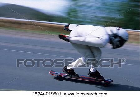 Downhill speedboarding View Large Photo Image Stock Image - Downhill speedboarding. Fotosearch