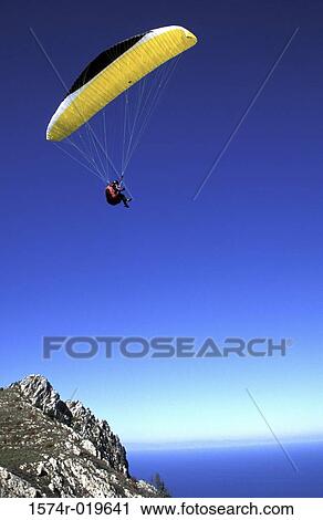 Paragliding View Large Photo Image Stock Image - Paragliding. Fotosearch