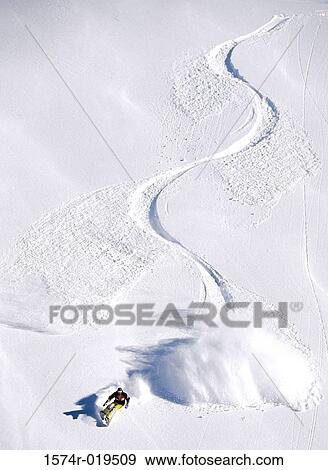 Snowboarding downhill, France View Large Photo Image Stock Photo - Snowboarding downhill, France. Fotosearch
