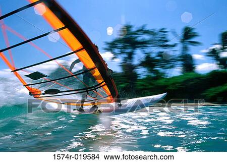 Windsurfing View Large Photo Image Picture - Windsurfing. Fotosearch
