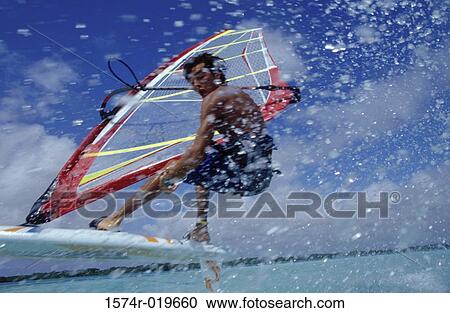 Windsurfing View Large Photo Image Stock Image - Windsurfing. Fotosearch