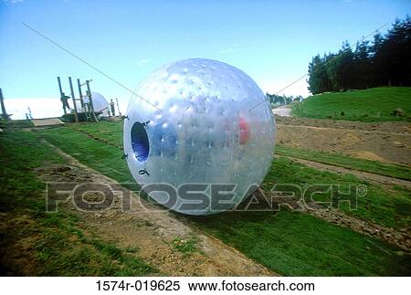 Zorbing View Large Photo Image Stock Photography - Zorbing. Fotosearch