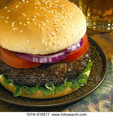 Buffalo Burger View Large Photo Image Stock Photo - Buffalo Burger. Fotosearch