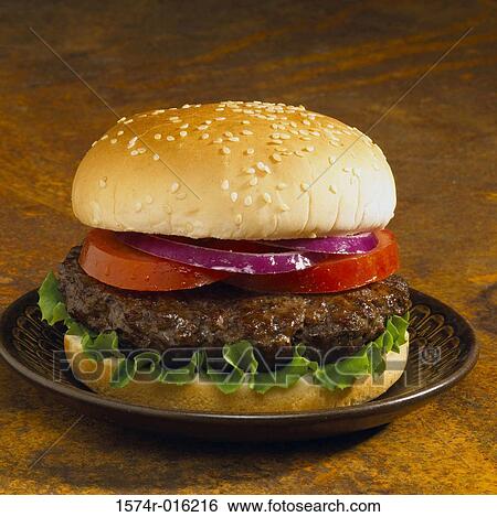 Buffalo Burger View Large Photo Image Stock Photograph - Buffalo Burger. Fotosearch