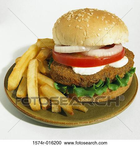 Chicken Burger View Large Photo Image Stock Image - Chicken Burger. Fotosearch