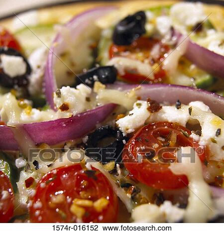 Close-up of a pizza View Large Photo Image Stock Image - Close-up of a pizza. Fotosearch