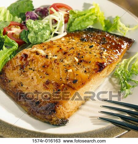 Salmon Steak View Large Photo Image Stock Image - Salmon Steak. Fotosearch